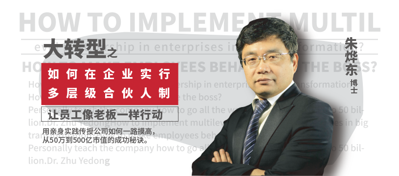 大转型之如何在企业实行多层级合伙人制