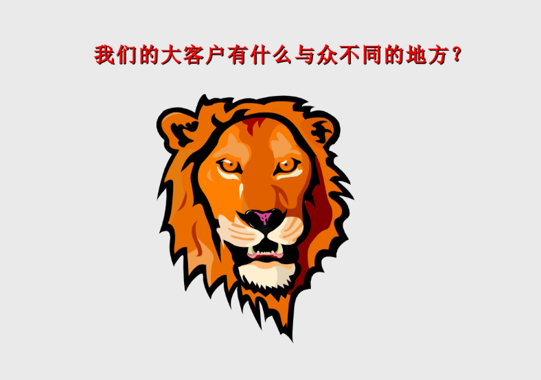 我们的大客户有什么与众不同的地方？