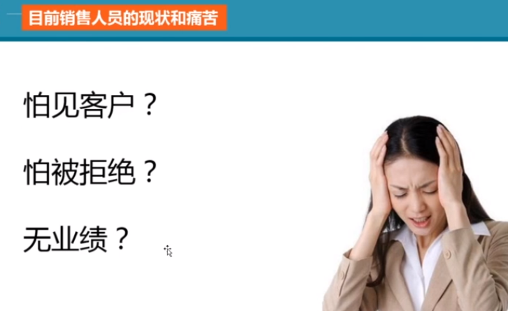 目前销售人员的现状和痛苦