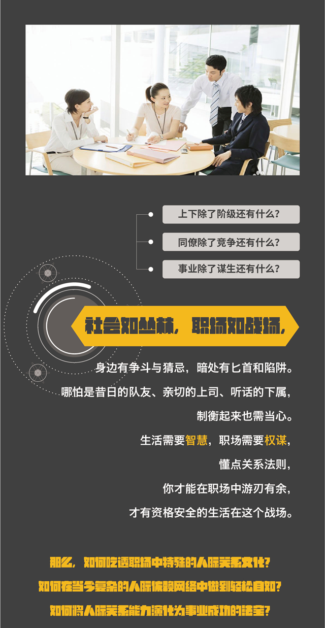 《12个职场关系秘籍 助你快速成为职场牛人》课程简介